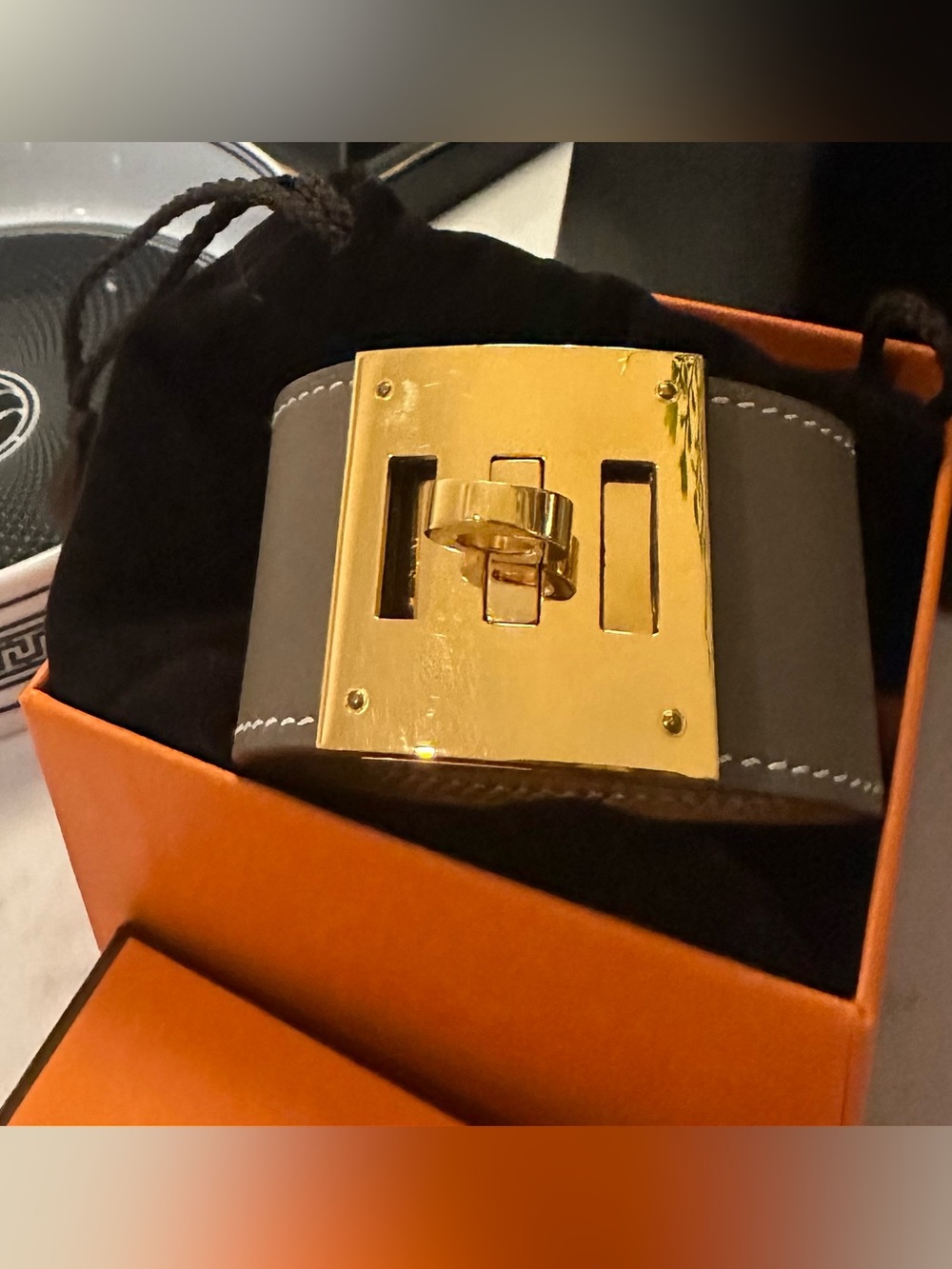 HERMES KELLY DOG WRAP BRACELET